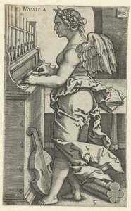 Música (Musica) de Hans Sebald Beham