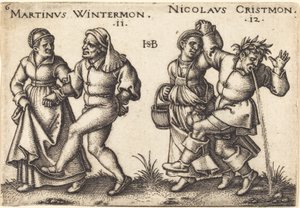 novembro e dezembro de Hans Sebald Beham