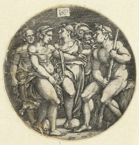 Julgamento de Paris de Hans Sebald Beham