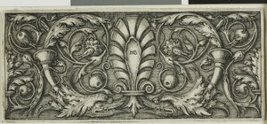 Ornamento com uma palmeta de Hans Sebald Beham