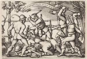 Briga de Camponês de Hans Sebald Beham