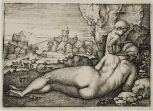 Penitência de São João Crisóstomo de Hans Sebald Beham