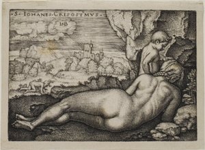 Penitência de São João Crisóstomo de Hans Sebald Beham