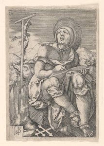 Santo Antônio, o Eremita de Hans Sebald Beham