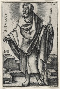 São Judas Tadeu, 1541-46 de Hans Sebald Beham