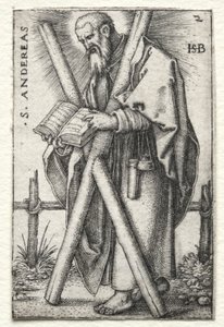 Santo André, 1545-1546. de Hans Sebald Beham