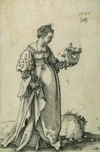 Santa Catarina de Alexandria de Hans Sebald Beham