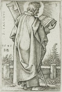 São Tiago Menor, placa 3 de Os Doze Apóstolos de Hans Sebald Beham
