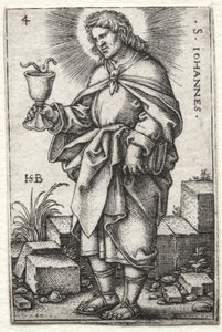 São João, 1545-1546. de Hans Sebald Beham