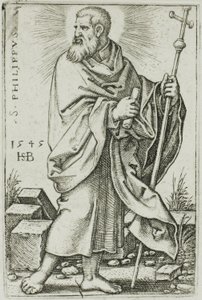 São Filipe, placa 5 de Os Doze Apóstolos de Hans Sebald Beham