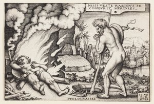 A Morte de Hércules de Hans Sebald Beham