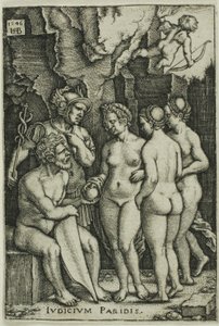 O Julgamento de Paris de Hans Sebald Beham
