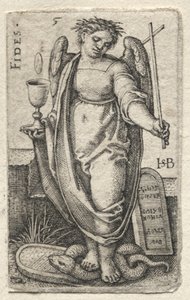 O conhecimento de Deus e as sete virtudes cardeais: fidelidade - Agência Fides. de Hans Sebald Beham