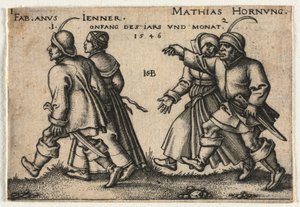 O casamento camponês ou os doze meses de Hans Sebald Beham