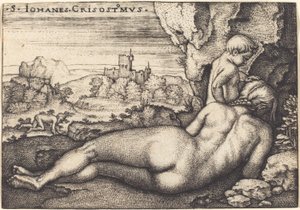A penitência de São João Crisóstomo de Hans Sebald Beham