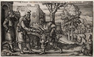 O filho pródigo de Hans Sebald Beham