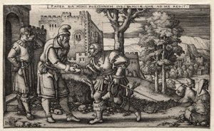 O filho pródigo. de Hans Sebald Beham