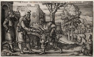 O filho pródigo. de Hans Sebald Beham