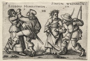 O Casamento da Aldeia: Egidius Herbstmon / Simon Weimon de Hans Sebald Beham