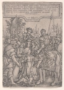 A Justiça de Trajano de Hans Sebald Beham