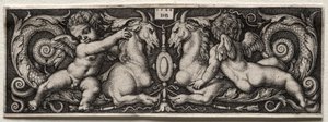 Dois Gênios de Hans Sebald Beham