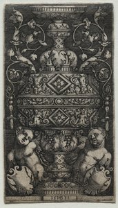 Vaso Decorado Com Crianças de Hans Sebald Beham