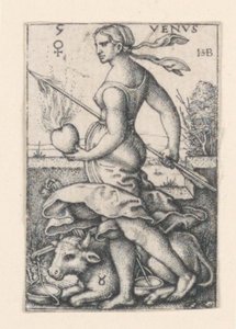 Vênus, de Os Sete Planetas de Hans Sebald Beham