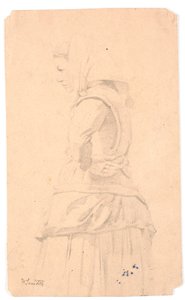 camponesa em pé de Hans Smidth