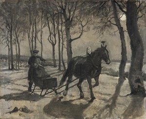 O trenó para Fussingöe de Hans Smidth