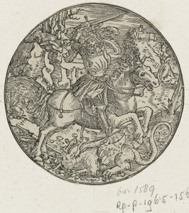 H. Joris mata o dragão de Hans Springinklee (manner of)