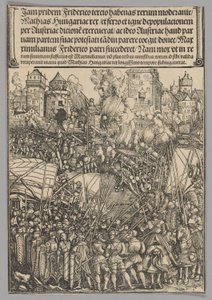 Expulsão dos húngaros, placa 13 de Cenas Históricas da Vida do Imperador Maximiliano I do Arco do Triunfo