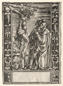 Santa Maria e São João Antes da Cruz. de Hans Springinklee