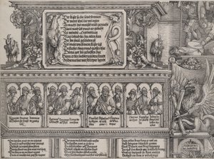 A Parte Superior do Portal Esquerdo, com a Inscrição em Pele de Leão, Friso com B..., 1515.