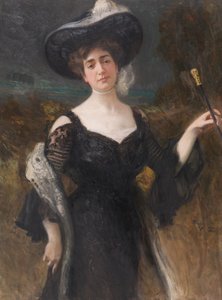 Retrato de uma senhora de Hans Temple