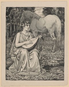 A alegoria da música de Hans Thoma