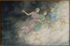 Anjos - Anunciação de Hans Thoma