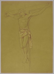 Cristo na cruz de Hans Thoma