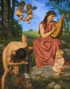 A Fonte (The Spring) de Hans Thoma
