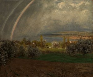 Paisagem nos arredores de Ermatingen de Hans Thoma