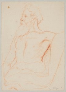 Velho seminu com barba de Hans Thoma