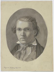 Retrato de um filho de Ludwig Thoma de Hans Thoma