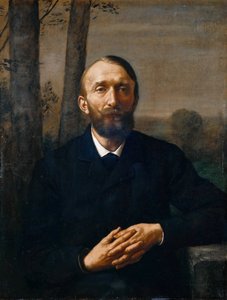 Retrato de Konrad Fiedler 1841-1895, 1884. de Hans Thoma