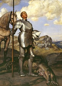 Cavaleiro São Jorge de Hans Thoma