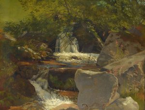 Ribeiro da Floresta Negra de Hans Thoma