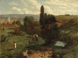 Paisagem da Floresta Negra de Hans Thoma