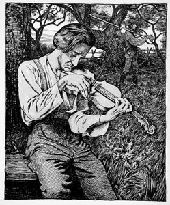 O tocador de rabeca de Hans Thoma