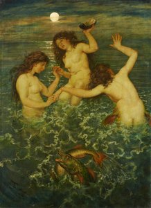 Três sereias de Hans Thoma