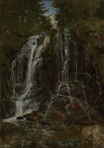 Cascata perto de St. Blasien de Hans Thoma
