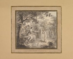 Ardil do Cupido, 1792. de Hans Veit Friedrich Schnorr von Carolsfeld