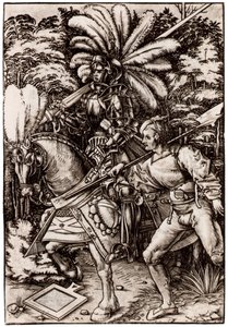 Cavaleiro e Halberdier de Hans Wechtlin